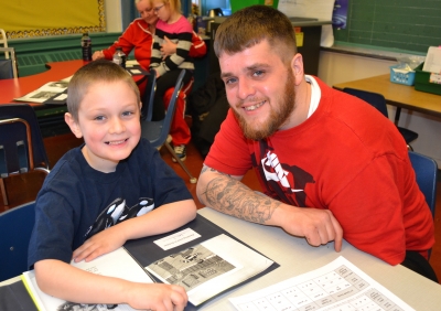 St. David School Parents "Show Off" their "Love of Reading"