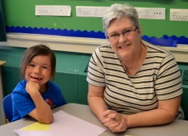 Elders pass down quilting tradition to St. David students