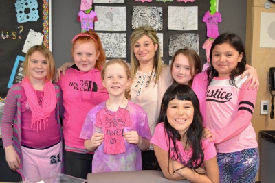 PINK Shirt Day at St. David School