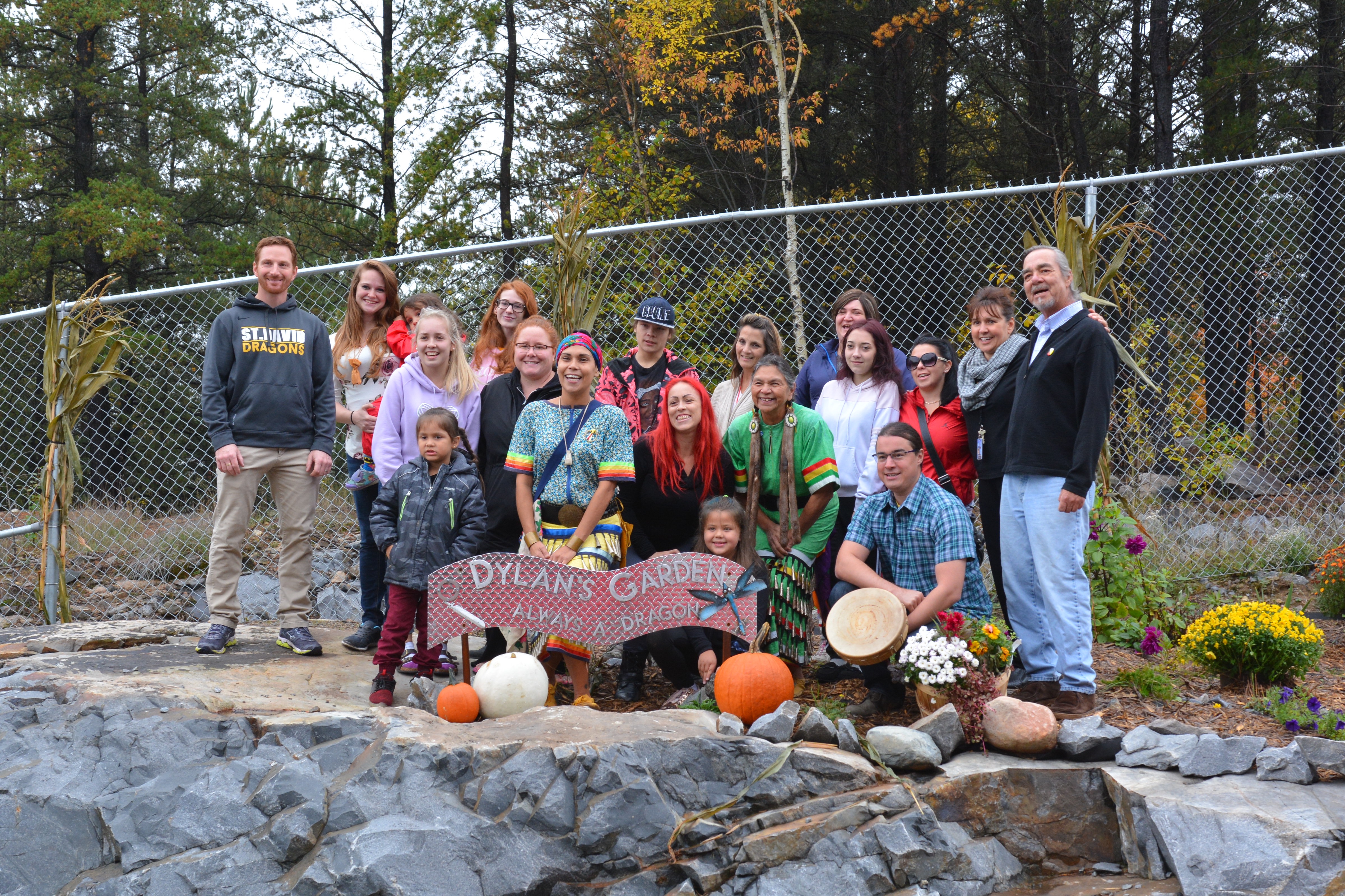 St. David School pays tribute to student with memorial garden