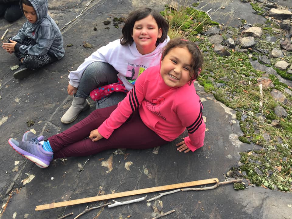 Learning Math in our Outdoor Classroom a St. David School