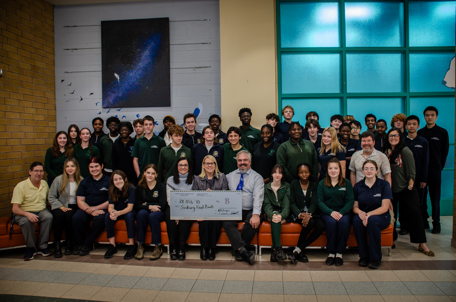 Together in Service: St. Benedict, Holy Cross, and St. David Schools Raise Over $28,000 for the Sudbury Food Bank 